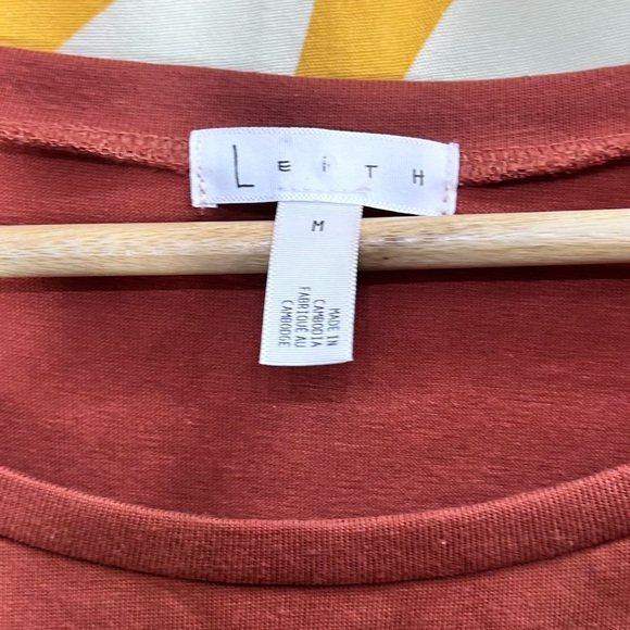 Rust Long Sleeve Ruched Dress - Picture 3 of 4